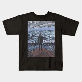 Man Stones and Sea Kids T-Shirt